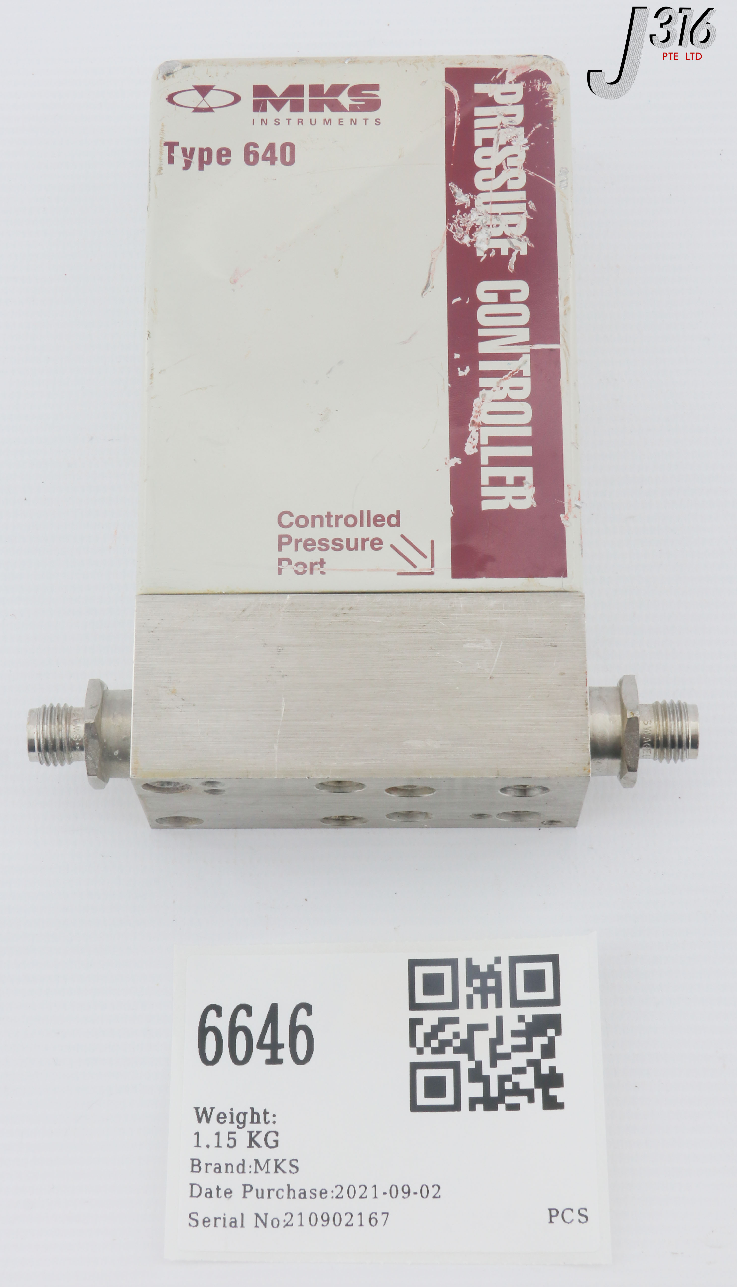 6646 MKS MFC, TYPE 640, PRESSURE CONTROLLER 640A21TS1V12 – J316Gallery